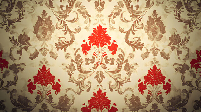 un papel tapiz con dise&ntilde;o vintage antiguo para decoraciones o papel con ornamentos y adornos con textura