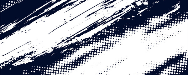 Dots halftone white blue gradient color pattern grunge texture background. Dots pop art comic sports style