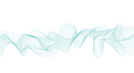 Obraz premium Abstract background with colorful waves line design, Abstract flowing wave line background. stock illustration..