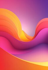 Fototapeta premium Abstract Colorful Waves Flowing Design