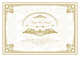 Premium Design and layout of wedding invitation