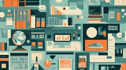 Abstract Technology and Data Analysis Background for Creative Projects