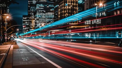 Night City Lights: Urban Speed and Energy