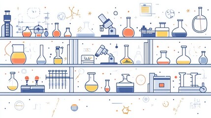 Laboratory Equipment and Science Tools in Modern Research Space