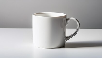 white cup on the table