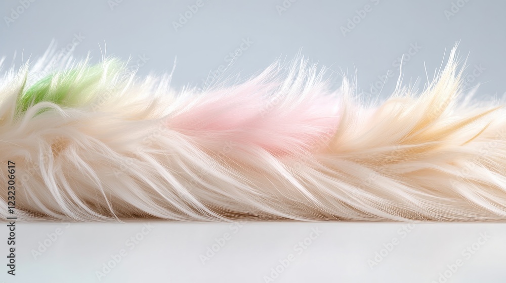 Aufkleber experience the subtle hues of innovation, a display of soft textures showcasing a leader at the fore