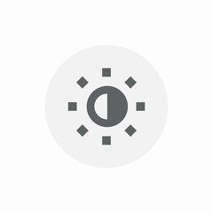 image brightness spectrum icon sign vector