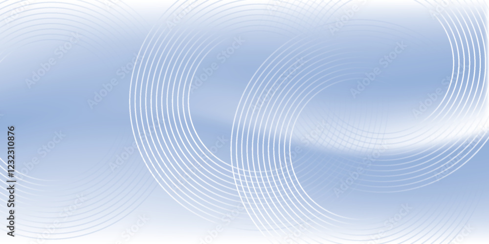 Poster abstract blue modern background with circle elements. digital technology concept. vector eps10