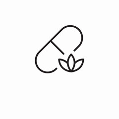 pill medicine icon vector sign