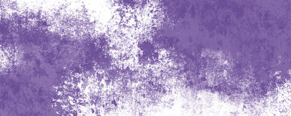 Deep Purple Watercolor Background with Artistic Ink Splatter and Dreamy Brushstrokes

