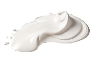 cosmetic cream smears. creamy drop, skincare cream 