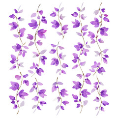 Creeper Floral Background Vector Illustration