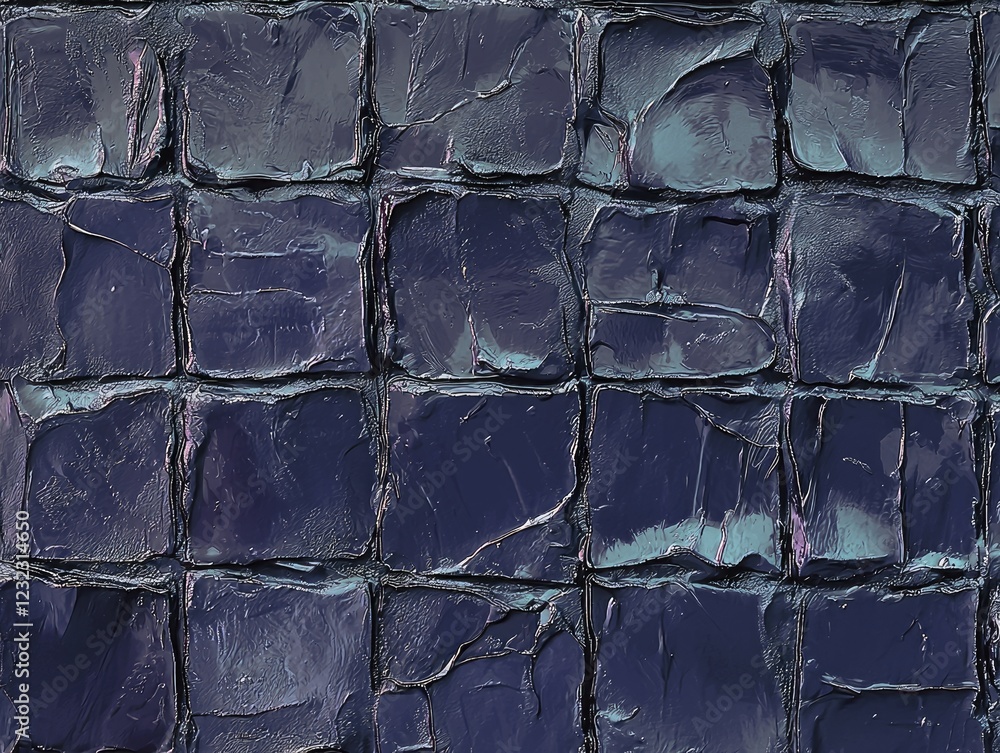 Poster dark slate stone texture: a close-up shot of a dark slate stone tile, showcasing the natural, uneven