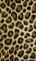 Close-up leopard fur, detailed texture, wildlife background, design or fashion use