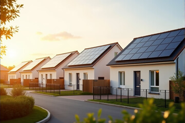 a photo of solar panels on house roof