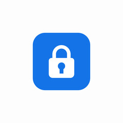 key lock system icon sign vector