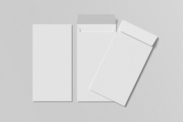 Money envelope mockup