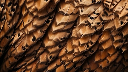 Naklejka premium a close up of a bird ' s feathers