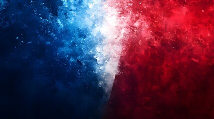 a grunge backgound blue white and red mix french flag 