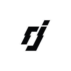 RJ monogram logo design letter text name symbol monochrome logotype alphabet character simple logo