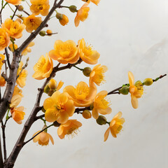 blossoms on a branch