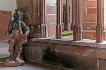 Sculpture in the cloister of Mainz Cathedral