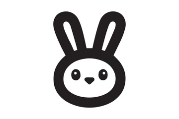 Chocolate Bunny Treat vector, silhouette, illustration