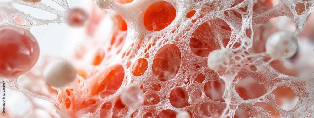 Poster cheek macro with soft light revealing subtle imperfections