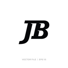 Initial letter JB classic logo