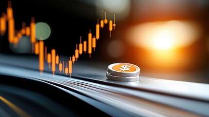 Digital Financial Analytics with Dynamic Candlestick Chart for Investment Insights and Market Trends  Visualize market performance analyze data
