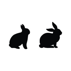 Rabbit silhouette