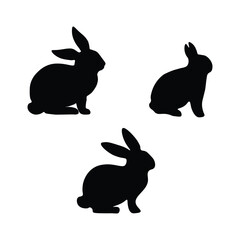 Rabbit silhouette