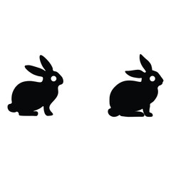Rabbit silhouette