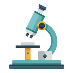 Microscope Vector – Scientific and Educational Illustration