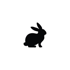 Obraz premium Cute Rabbit silhouette