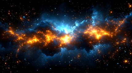 Cosmic Clouds and Starry Nebulae Illuminate the Vast Expanse of Space with Brilliant Colors