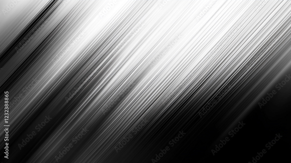 Poster abstract diagonal lines black white gradient background texture design modern minimalist stylish