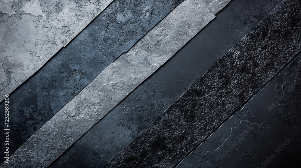 Poster abstract diagonal dark grey stone texture background design pattern art wall lines image slate