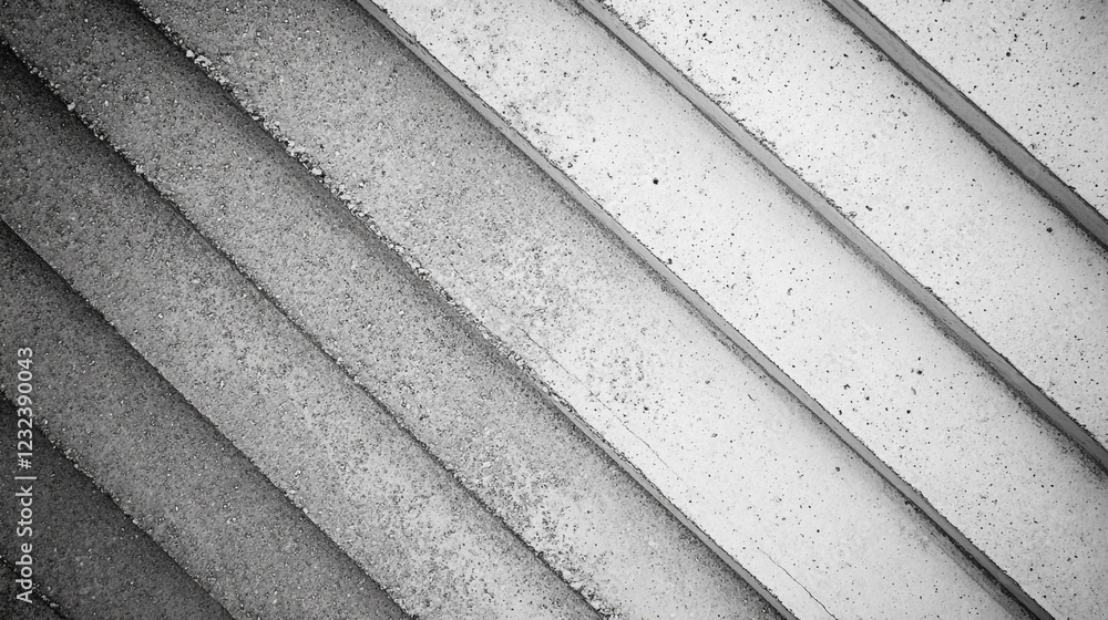 Poster abstract diagonal concrete steps texture background modern gray white architecture design pattern