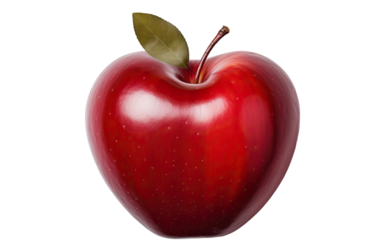 Apple  shaped like a heart symbol