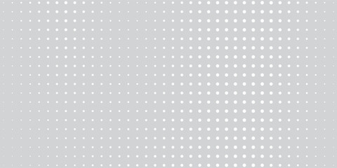 Dotted gradient vector illustration, white and black halftone background, horizontal seamless dotted lines, monochrome dots texture backdrop, retro effect. modern