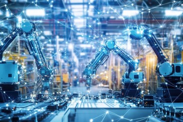 Advanced Industrial Robots Enhancing Manufacturing Efficiency
