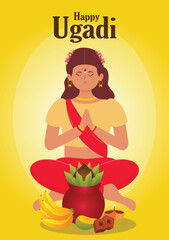 Ugadi is the Telugu new year festival in spring