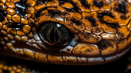 Fototapeta premium a close up of a snake ' s eye
