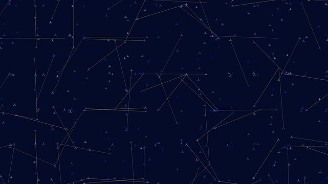 A captivating image unveils a celestial constellation, formed by stars and lines, creating a stunning pattern against the backdrop of a night sky