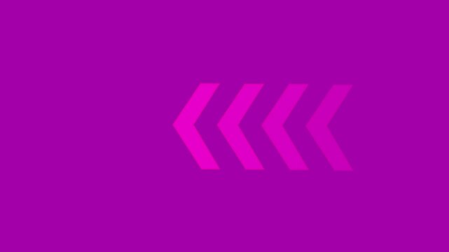 The Colorful Arrow loop animation icon Arrow loop animation on blue background