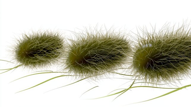 Bartonella Henselae Bacteria with Low Resolution and Gigapixel View