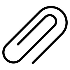 paperclip icon vector illustration