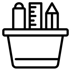 stationery icon vector illustration