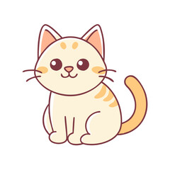 cat icon, cat vector illustration-simple illustration of cat, perfect for cat logos and icons